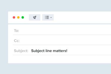 Subject line matters!