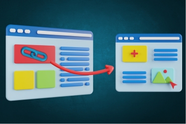 linking from one website to the other