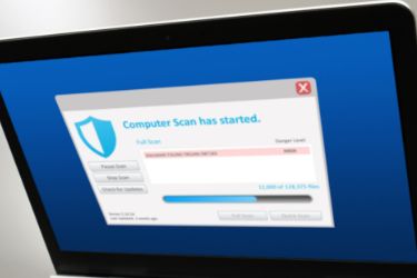Computer scan ongoing