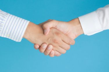 Partnership - shaking hands