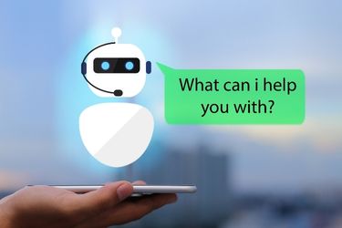 Chatbot saying: What can I help you?