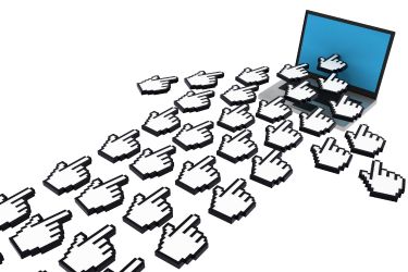 SEO local para pequenas empresas: aumentando a visibilidade online 3 Cursores indo para um site