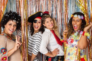 Party with crazy hats