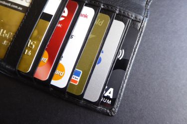Wallet with many credit cards