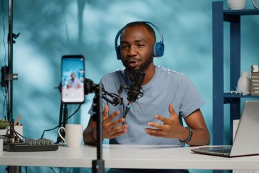 Influencer who is also a podcaster