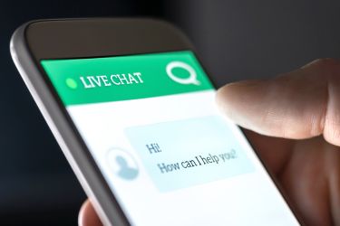 Live Chat on Mobile responding