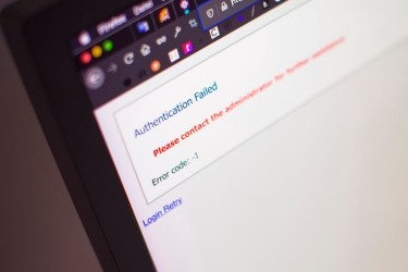 Website Issues - Authentication Failed