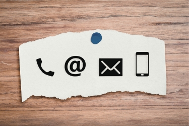 Contact information - Phone, Email, Address, etc.