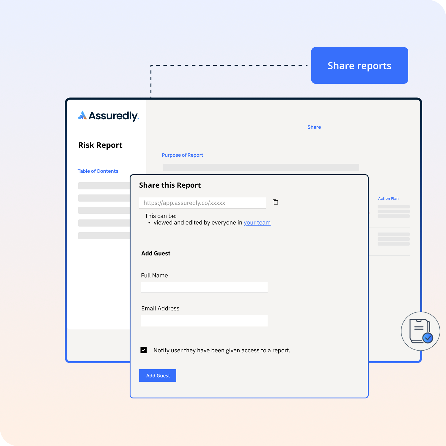 Sharing a Report