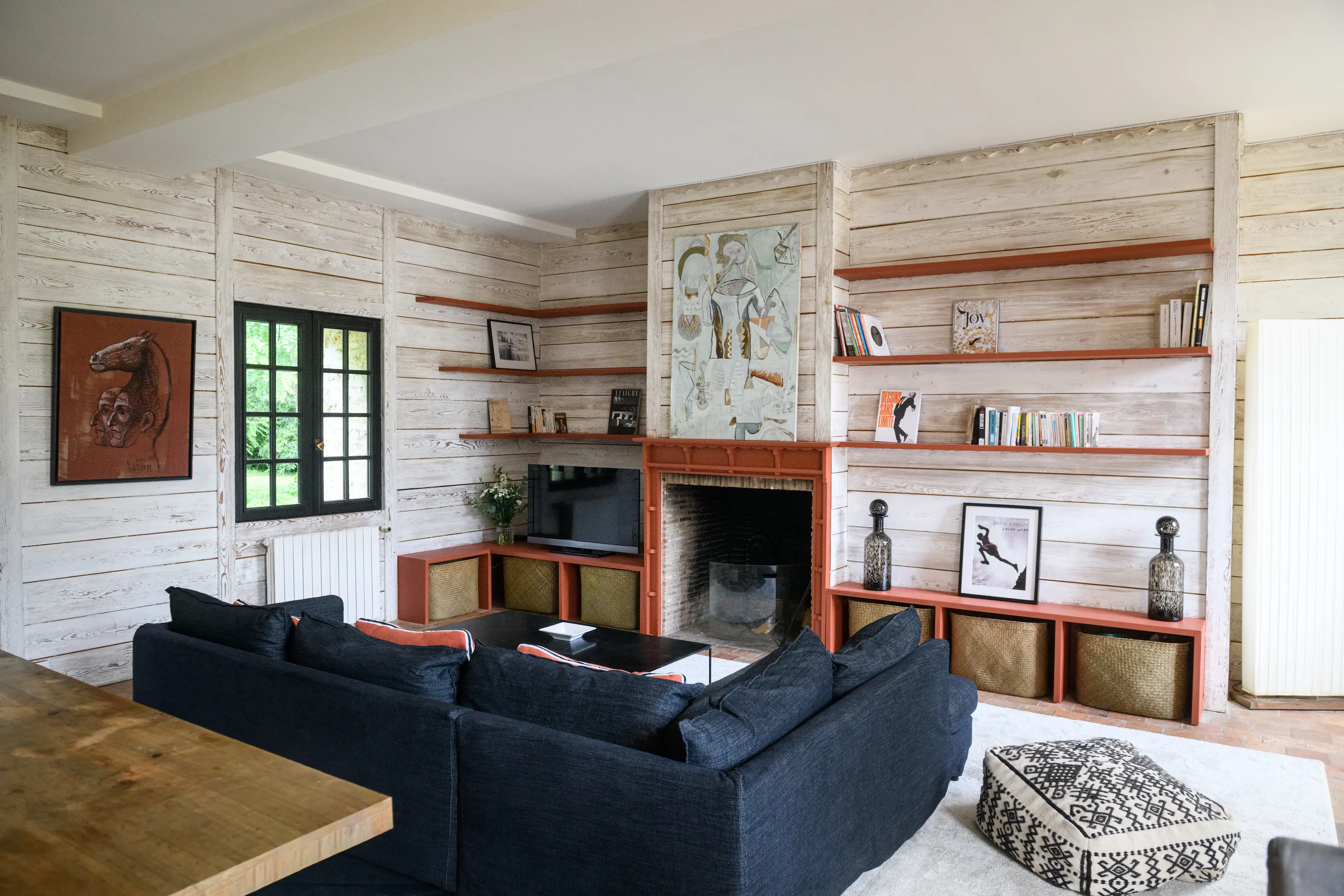 Rénovation partielle du rez-de-chaussée d'une maison d'amis