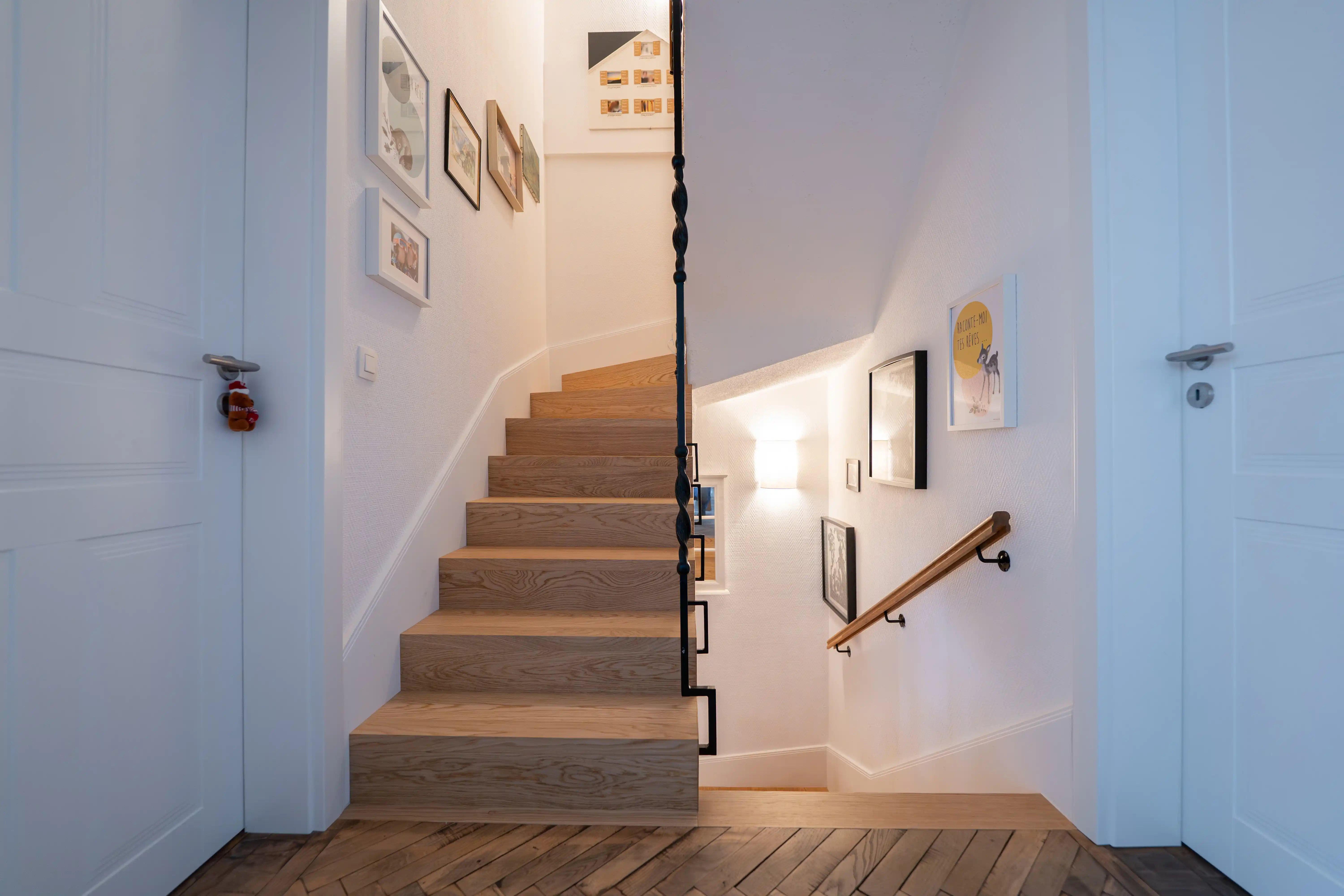 Escalier en bois moderne