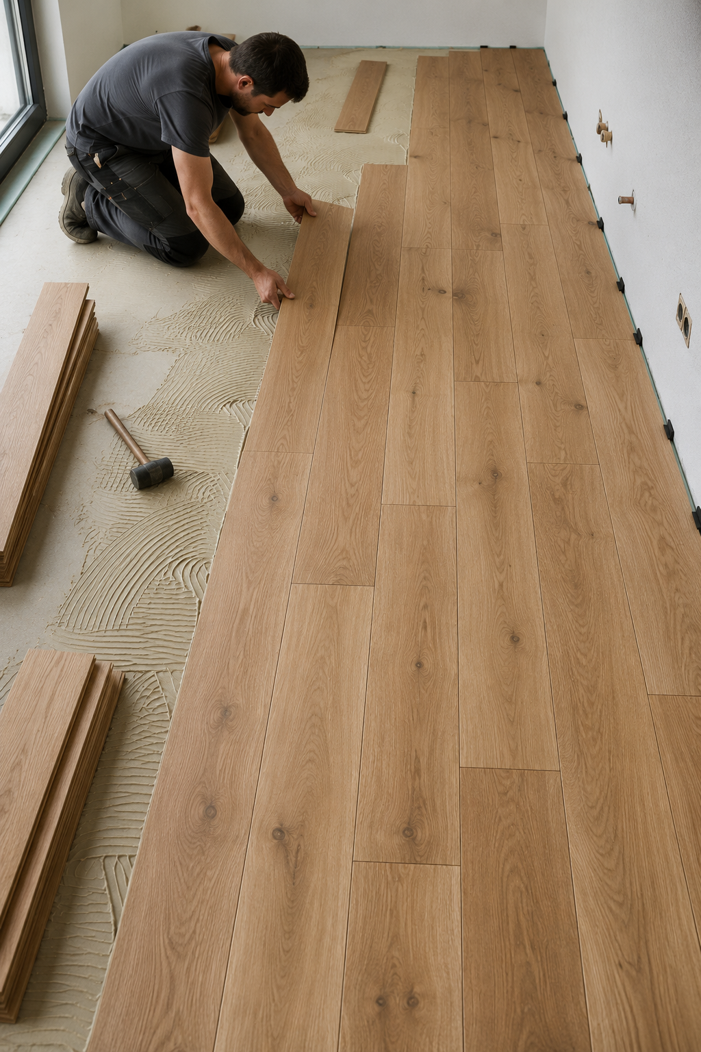 pose anglaise de parquet