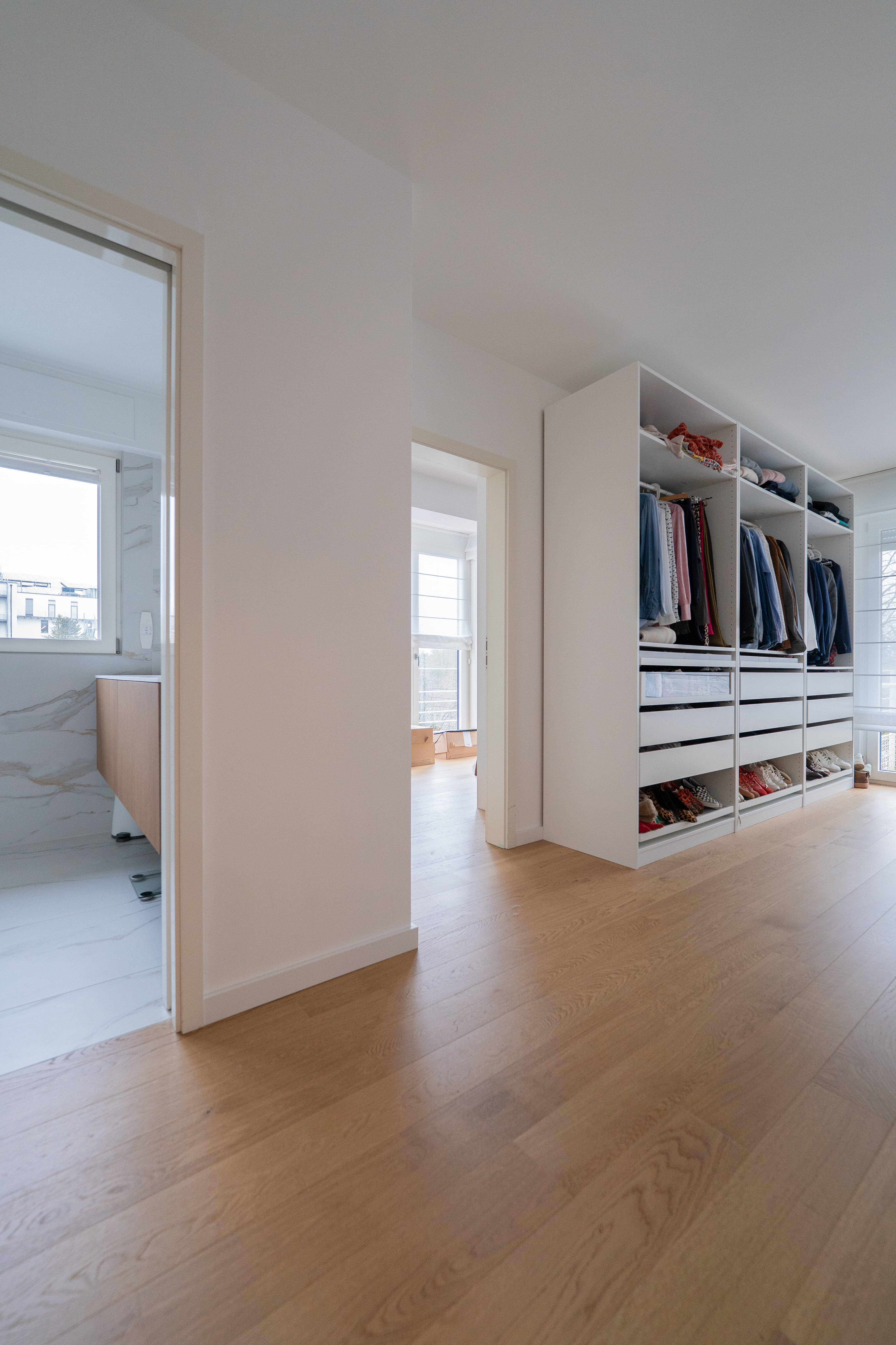 bedroom with hardwood floors