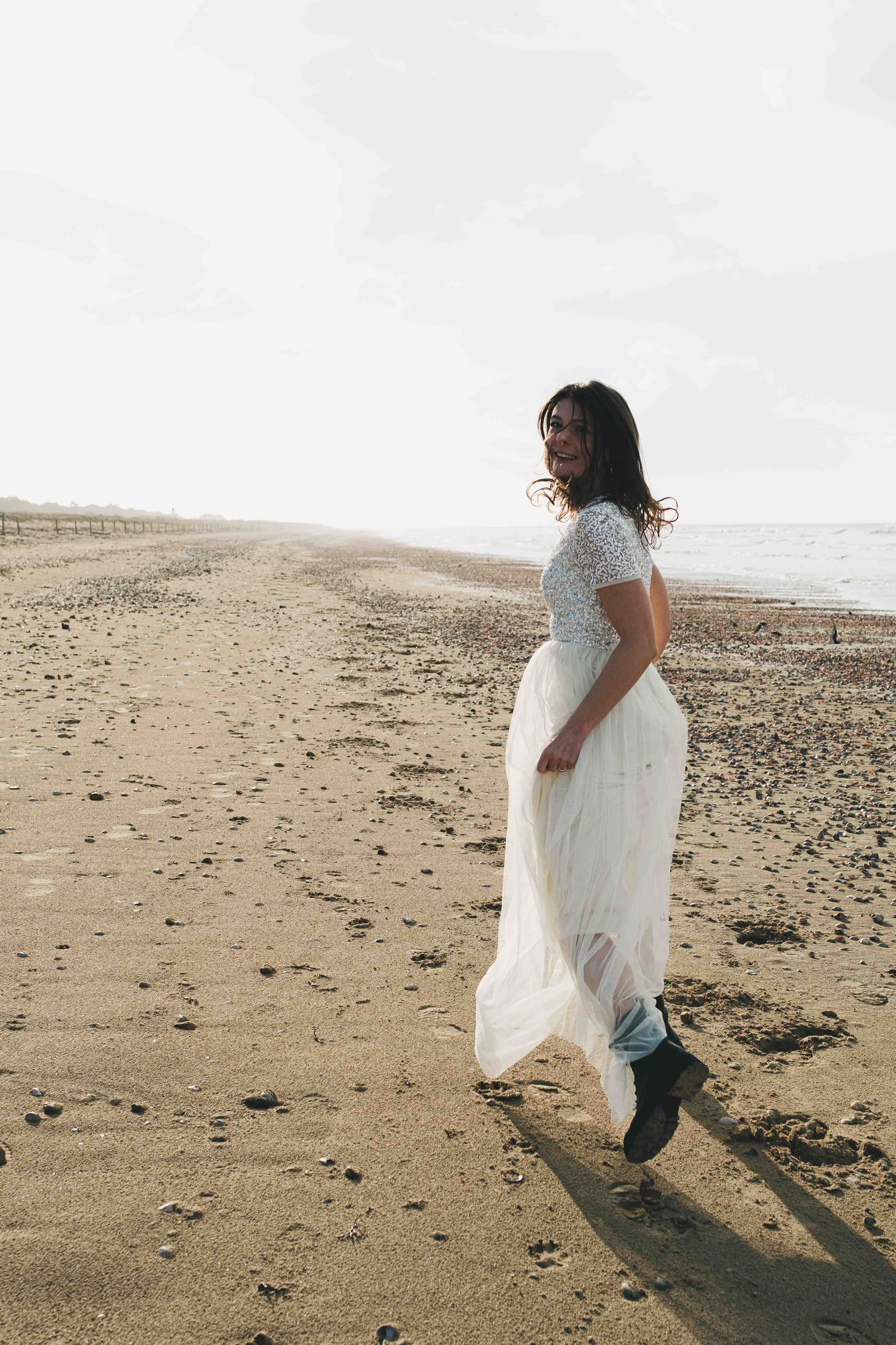 Shooting inspiration mariage day after bord de mer