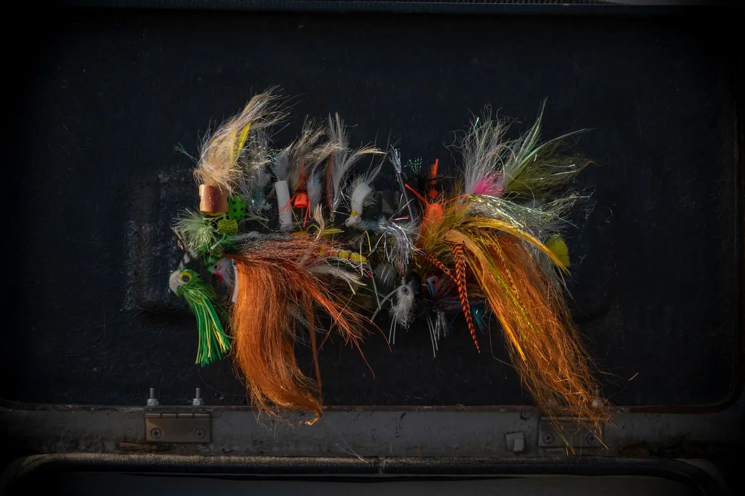 Smallmouth bass flies.