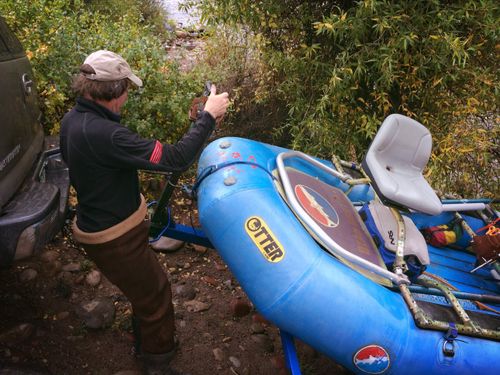 Kea prepping the Otter, Catherine Store, CO.