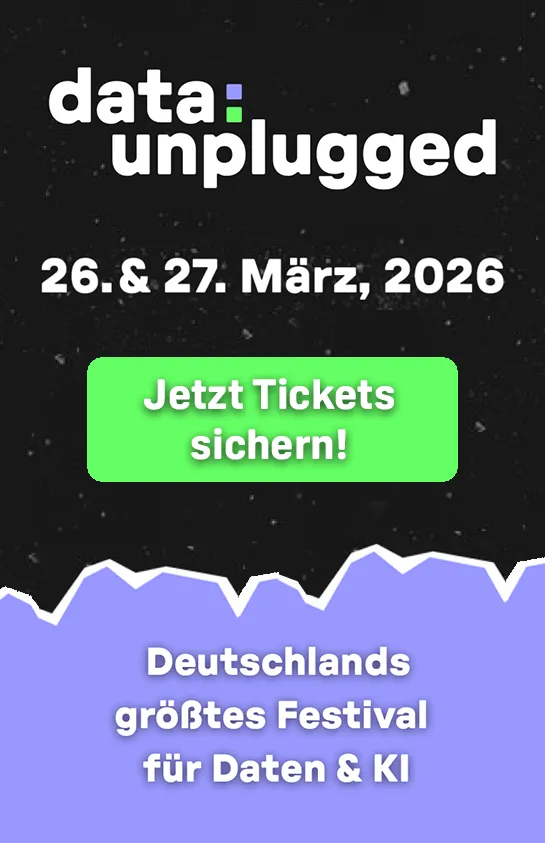 data:unpglugged - jetzt Tickets sichern für Deutschlands größtets Festival für Daten & KI 