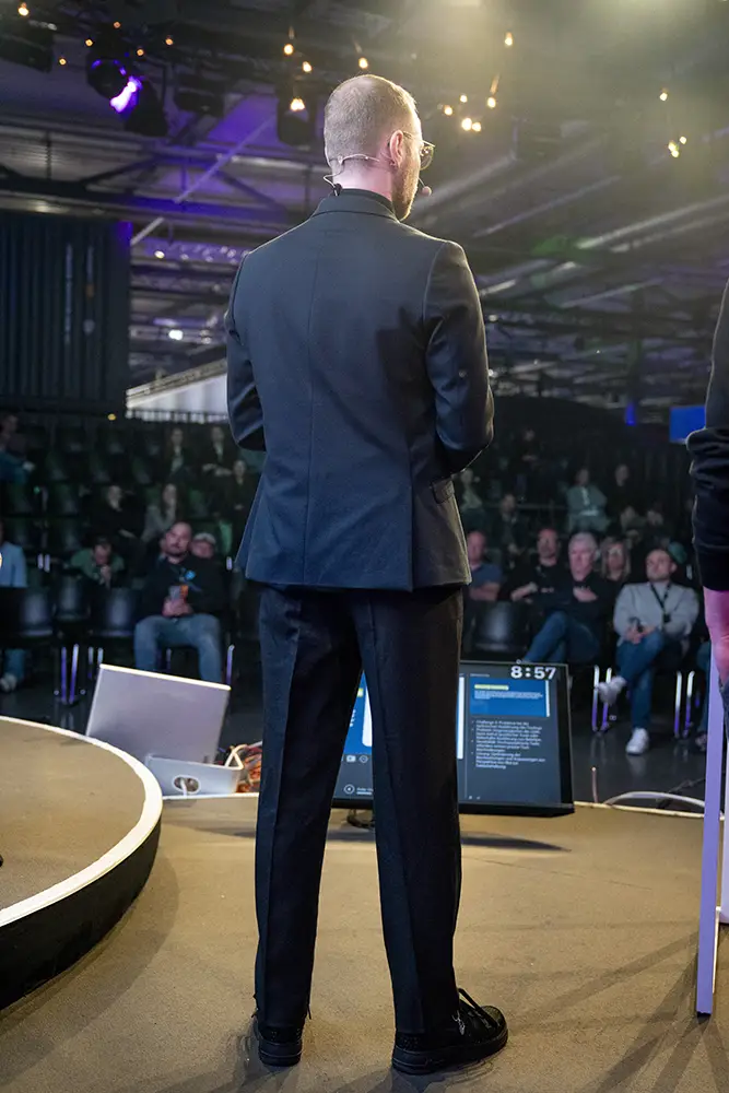 CROWDCODE auf der data:unplugged in Münster - Speaker Moritz Linß