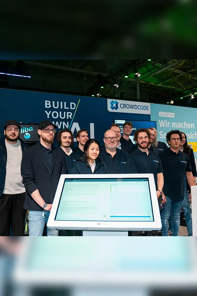 CROWDCODE auf der data:unplugged in Münster - CROWDCODE Team