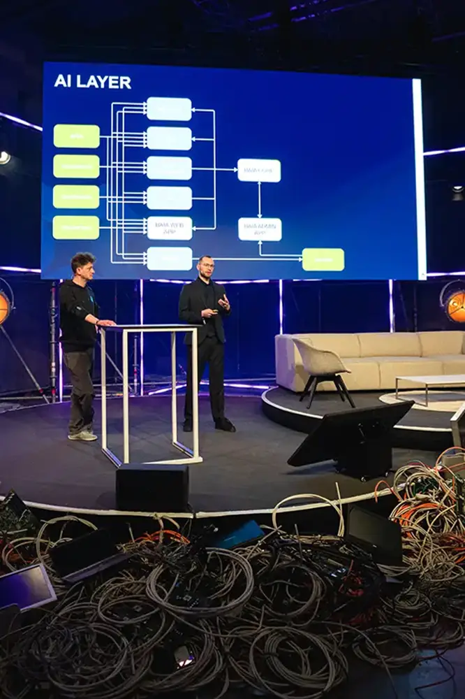 CROWDCODE auf der data:unplugged in Münster - Speaker Moritz Linß