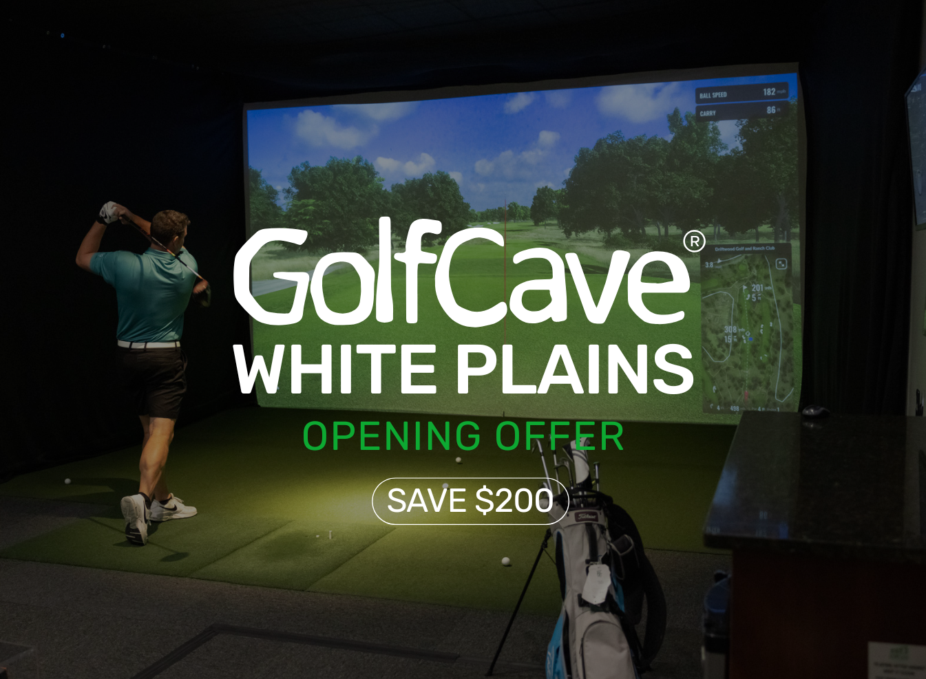 GolfCave White Is Now Open. Join Now & claim our limited time offer!