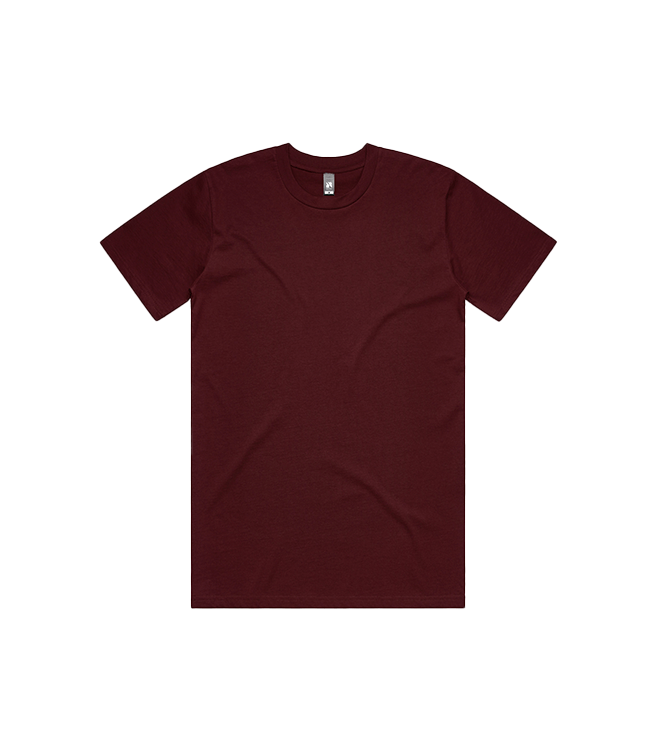 AS Colour Mens Classic Tee - Burgundy