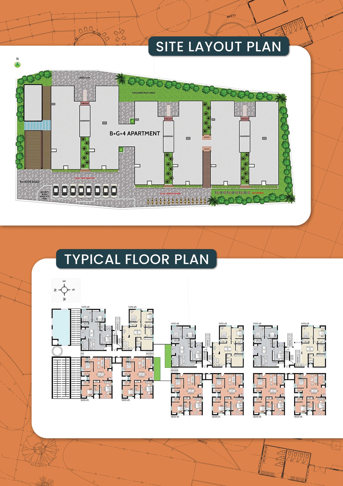 The Crest Annex 3BHK floor plan