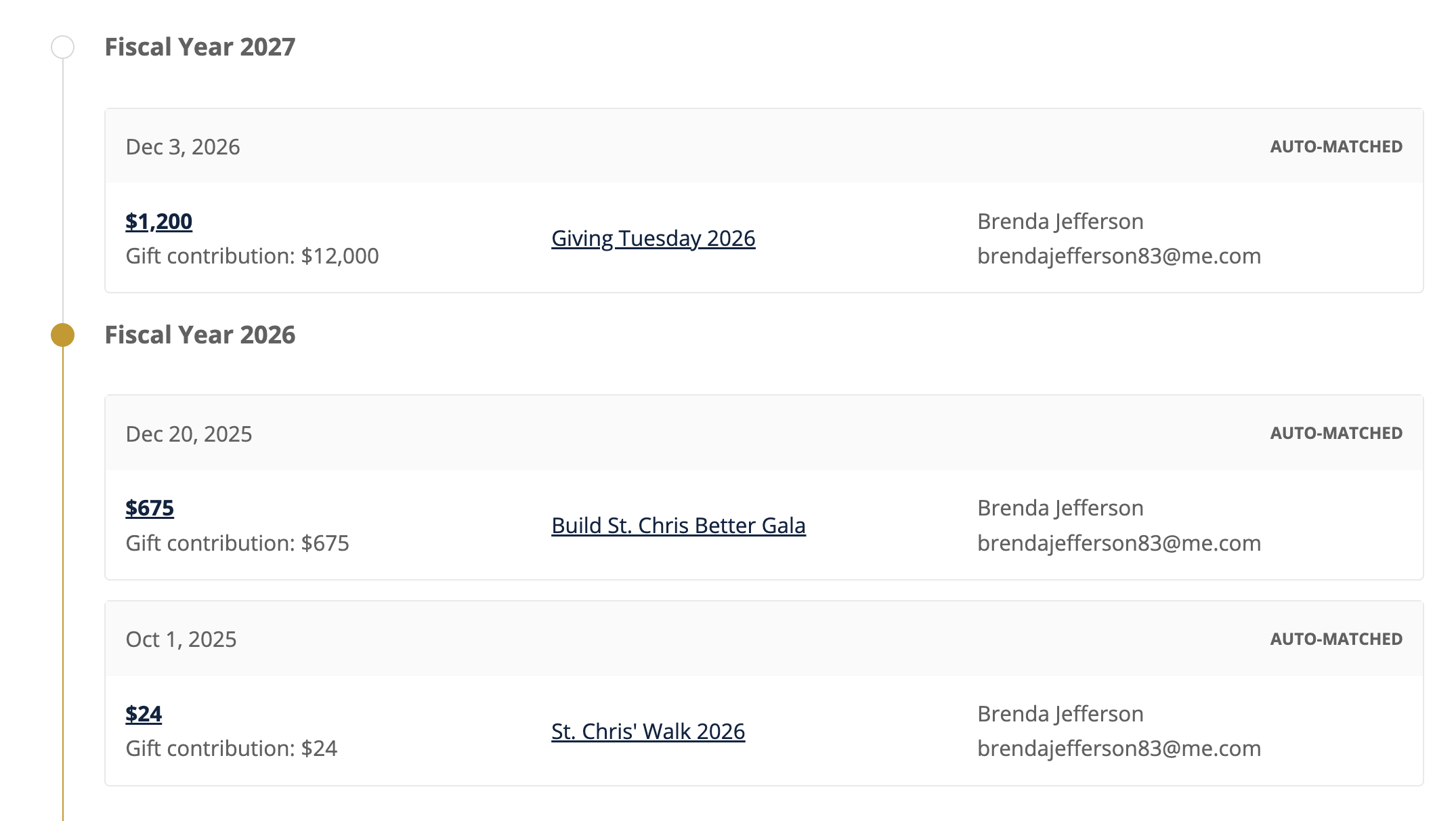 Boost donation form accepting recurring gifts, matching gifts, and modern payment methods