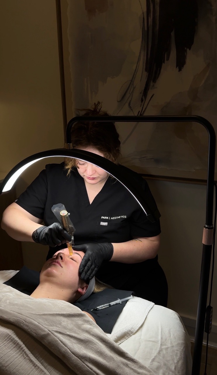 Women's Face After Dermal Fillers Injectable Treatments