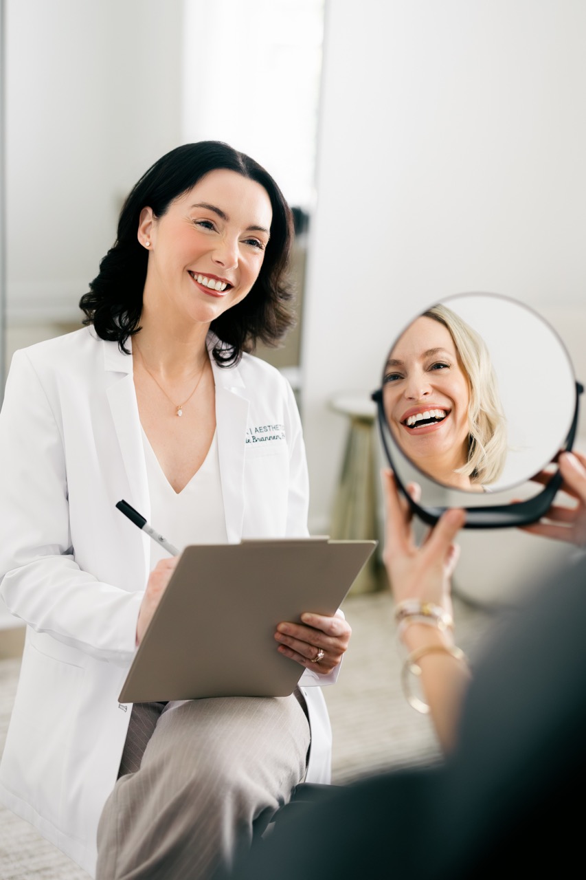 Two Women From Medspa Team On A Call