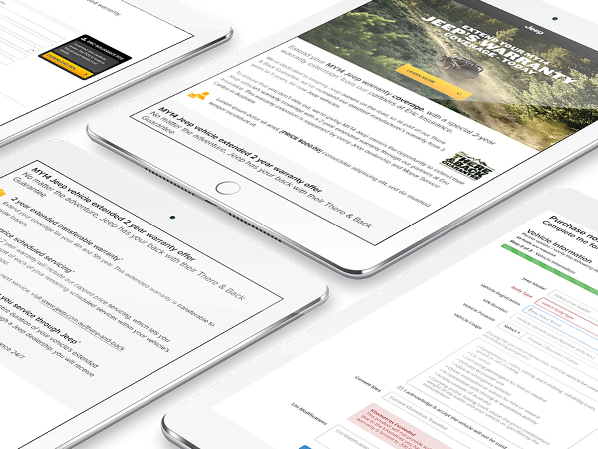 Eric - Image of digital campaign created for Jeep Australia.