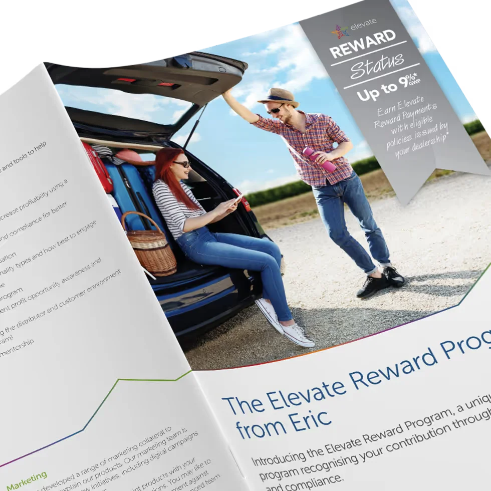 Eric -Image of Insurance booklet created for the client.