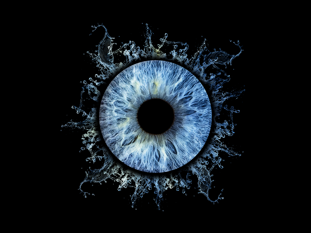 Single watersplash iris style