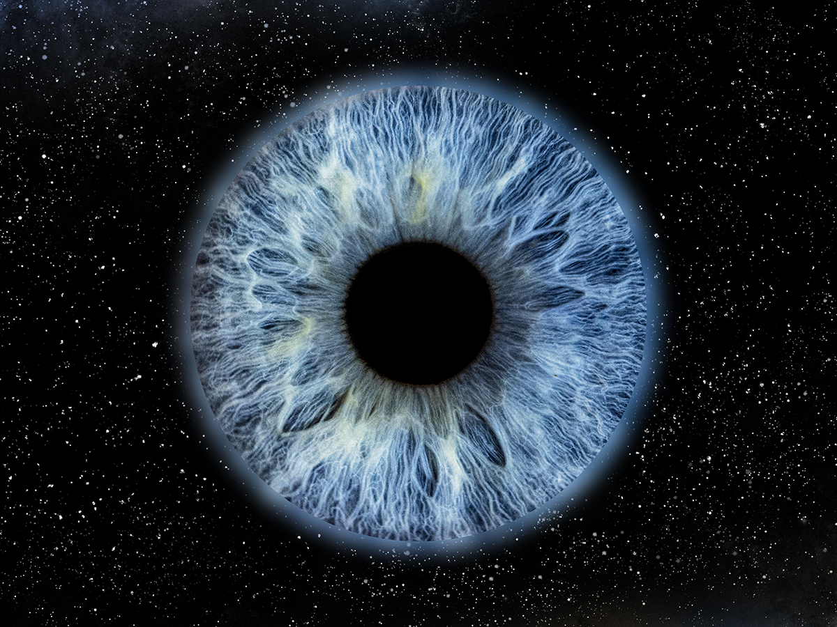 Single galaxy iris style