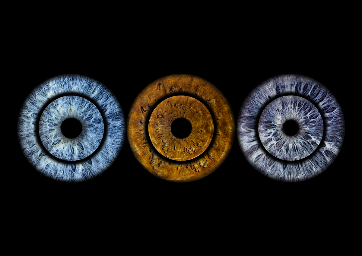 Triple simple aura iris style