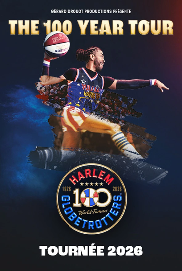 Affiche du spectacle de Harlem Globetrotters