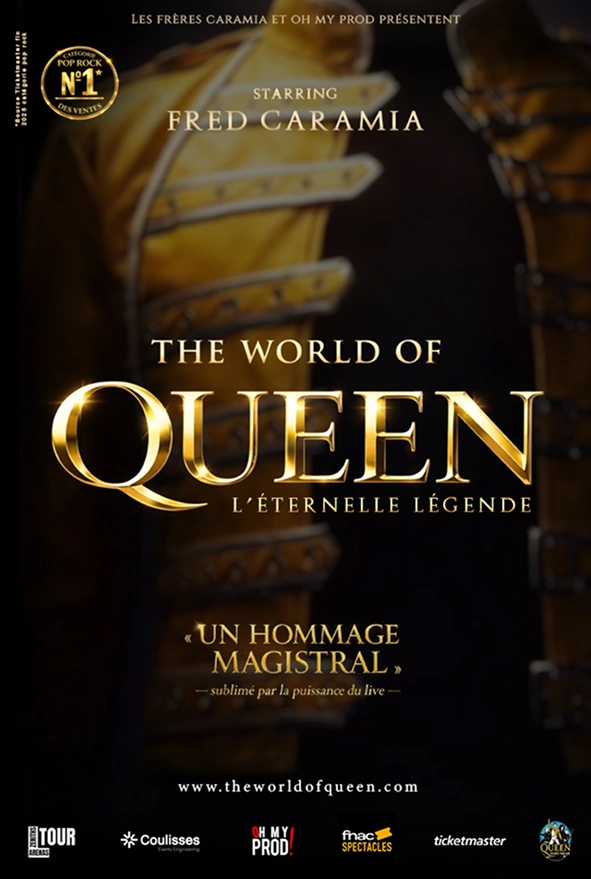 Affiche du concert The World of Queen