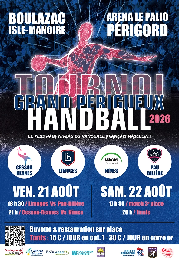 Affiche du tournoi de handball