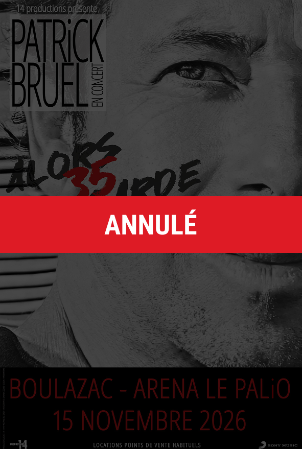 Affiche du spectacle "Alors regarde 35", programmé à l'Arena le Palio Périgord