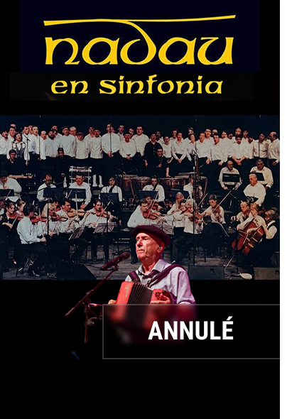 Affiche du spectacle nadau en sinfonia à l'Arena le Palio Périgord