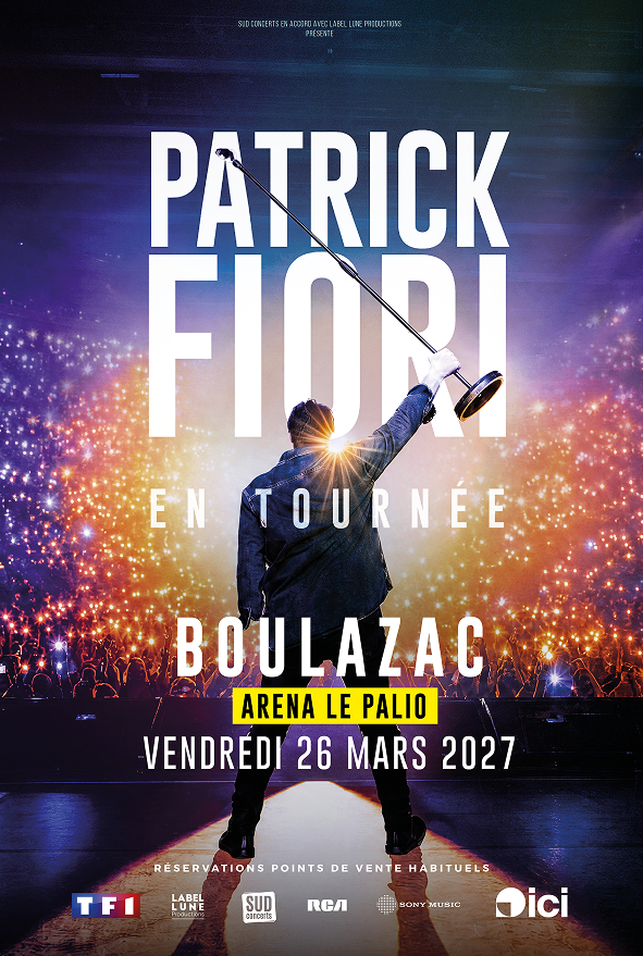 Patrick Fiori en tournée à l'Arena Le Palio Périgord