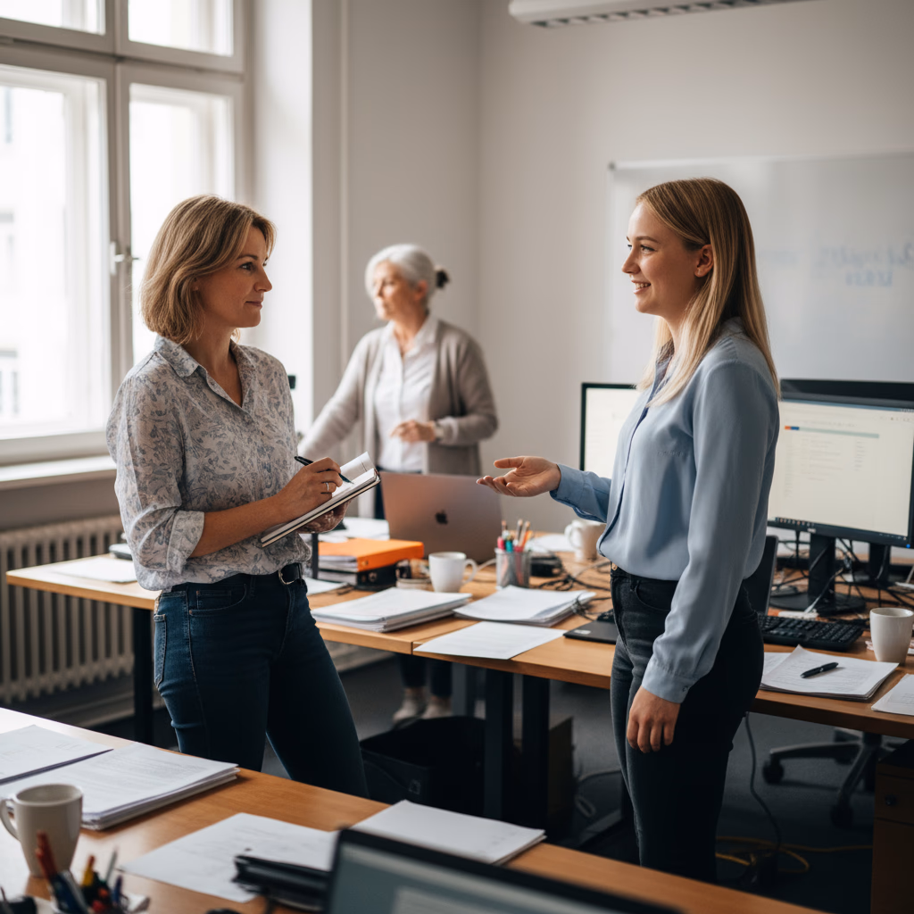 Das Onboarding im Büro - der Moment, der alles veränderte