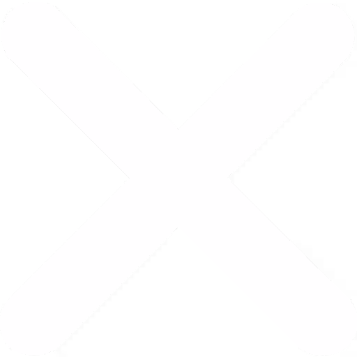 A white icon of an x.