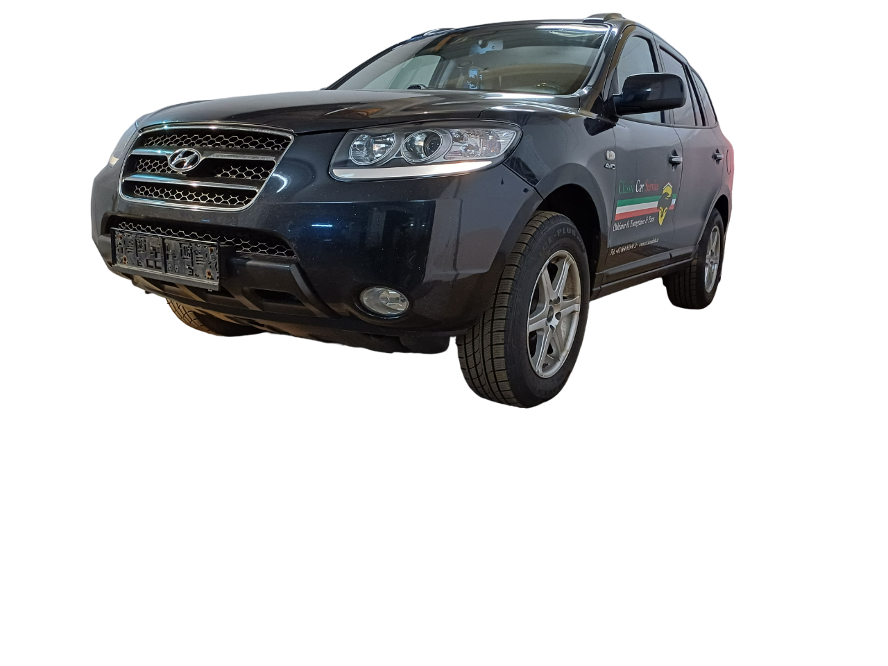 Hyundai Santa Fe links hinten