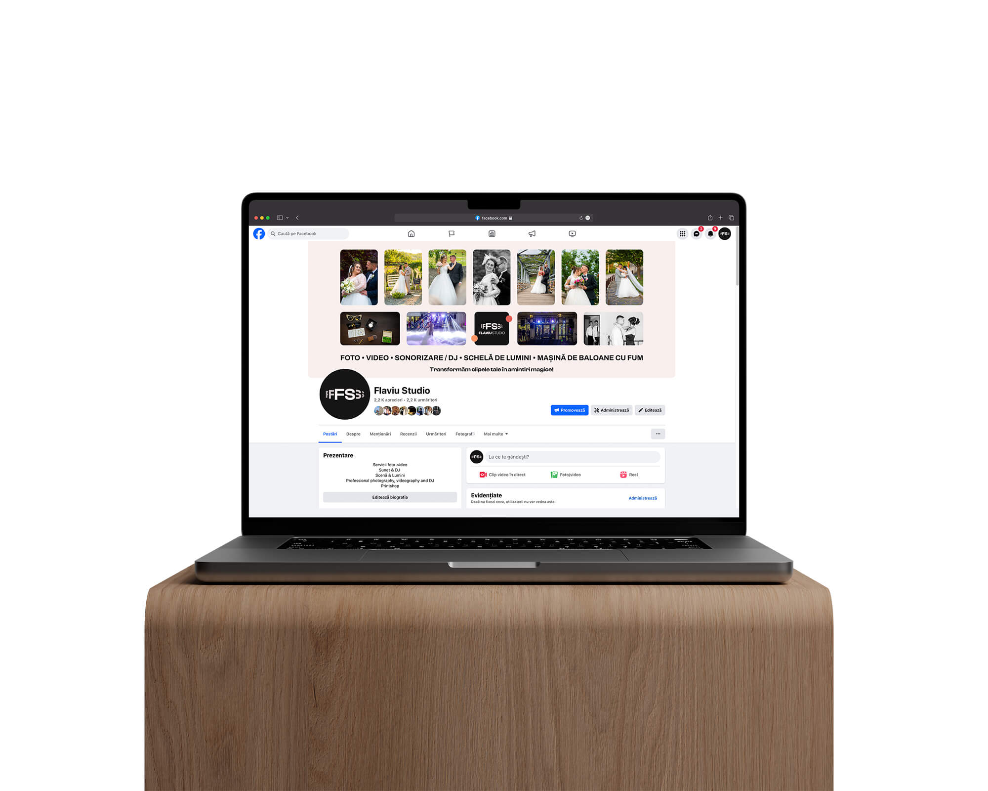 Flaviu Studio - Facebook Setup