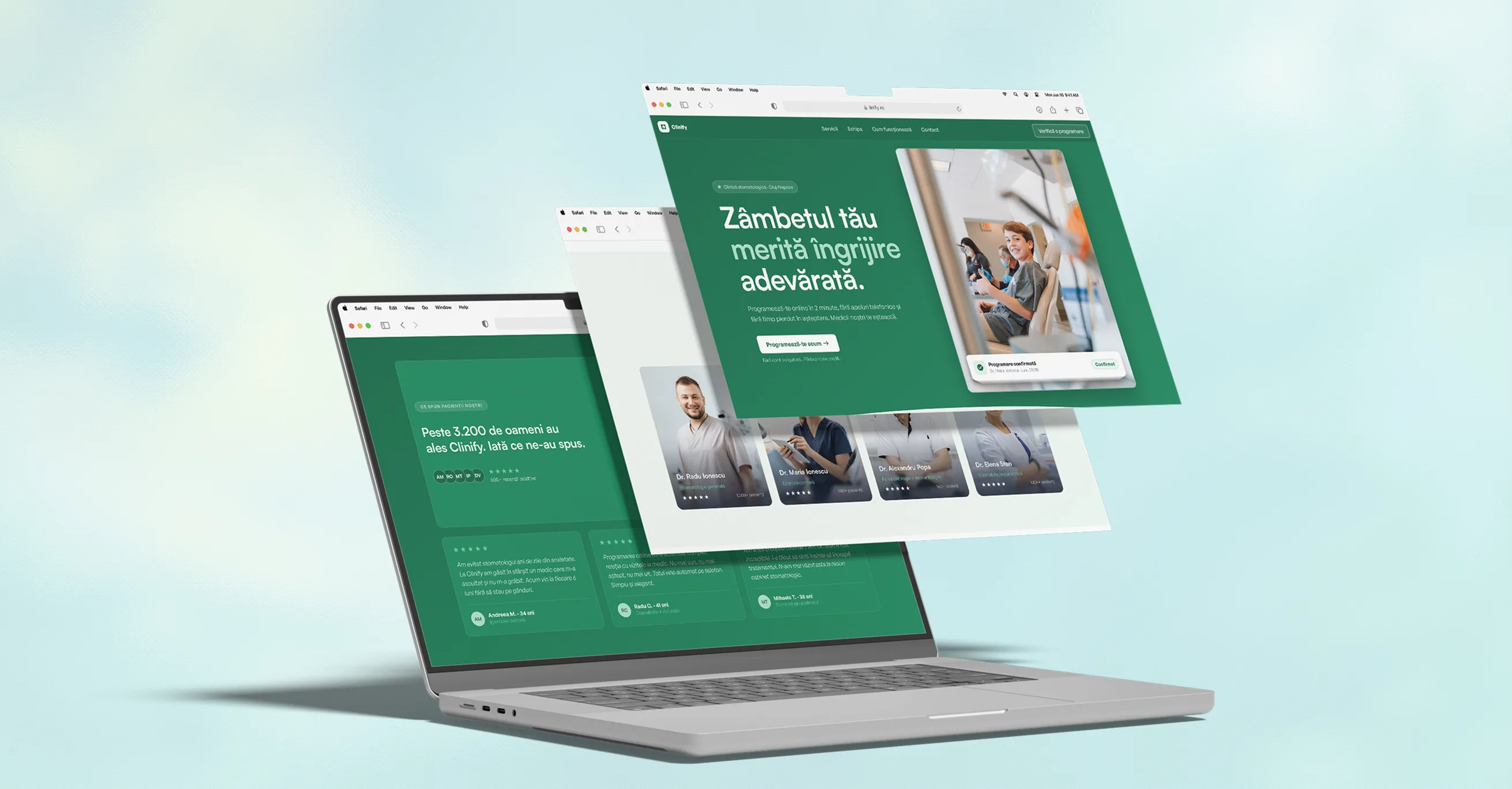 Landing page - Clinify