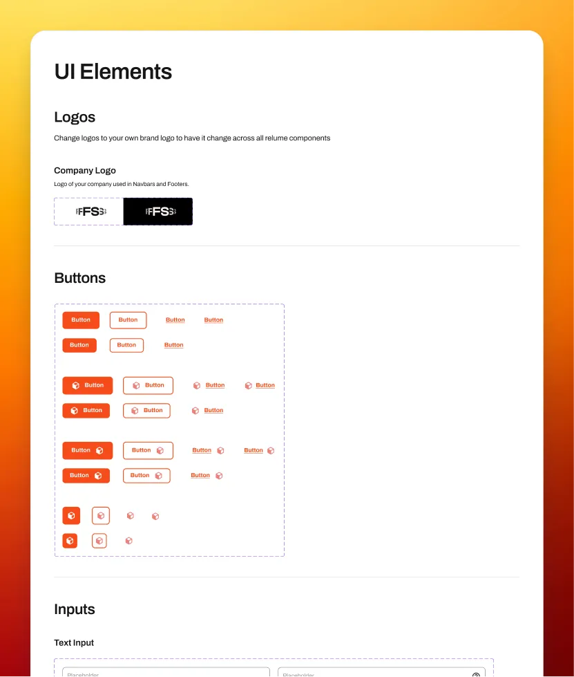 Componente UI Flaviu Studio