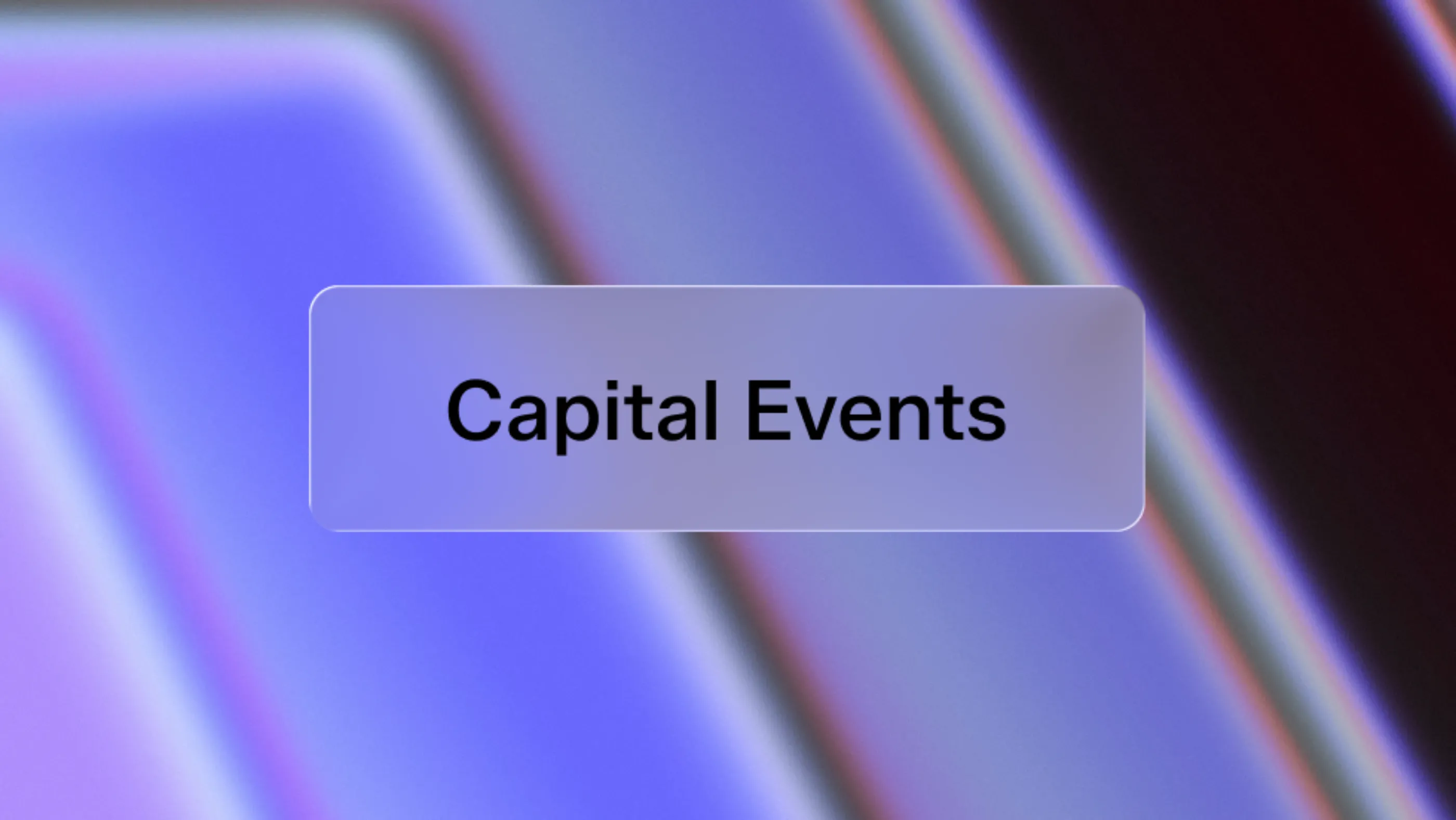 Feature of Aurum: Capital Events