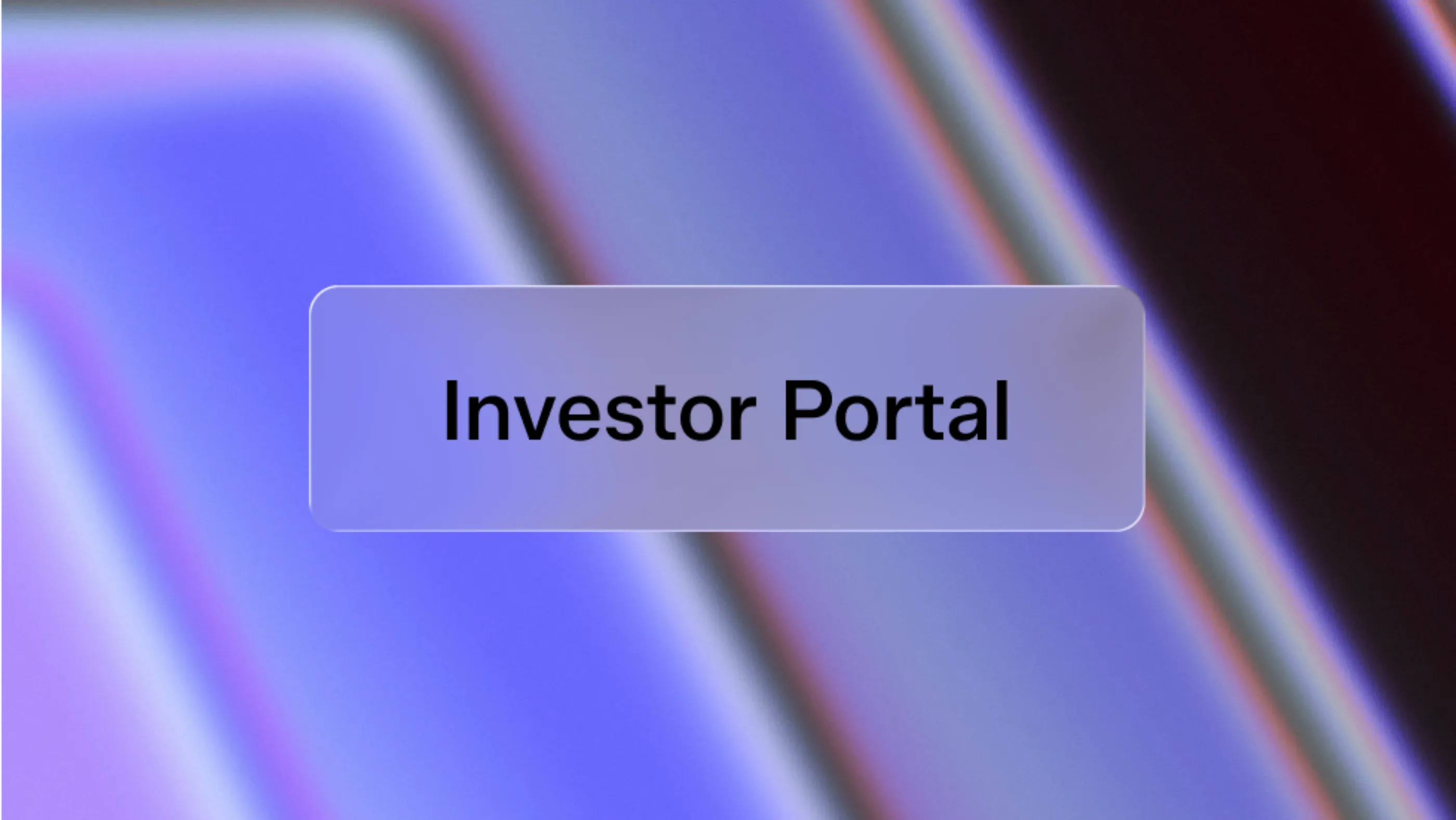 Feature of Aurum: Investor Portal