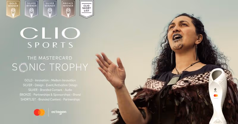Mastercard Sonic Trophy — 4x wins at the Clio Awards 2023 in Sport